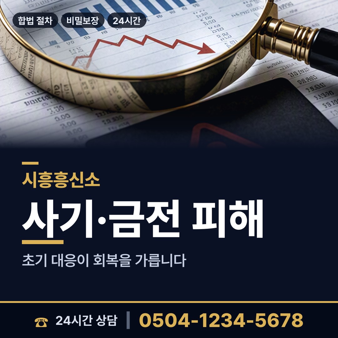 시흥 배곧1동 신속조사 상담 안내